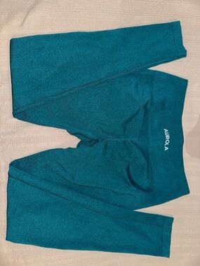 Aurqla Teal Seamless High-Rise Leggings